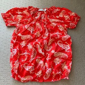 🌸St. John’s Bay Peasant Top - Size Small Tall